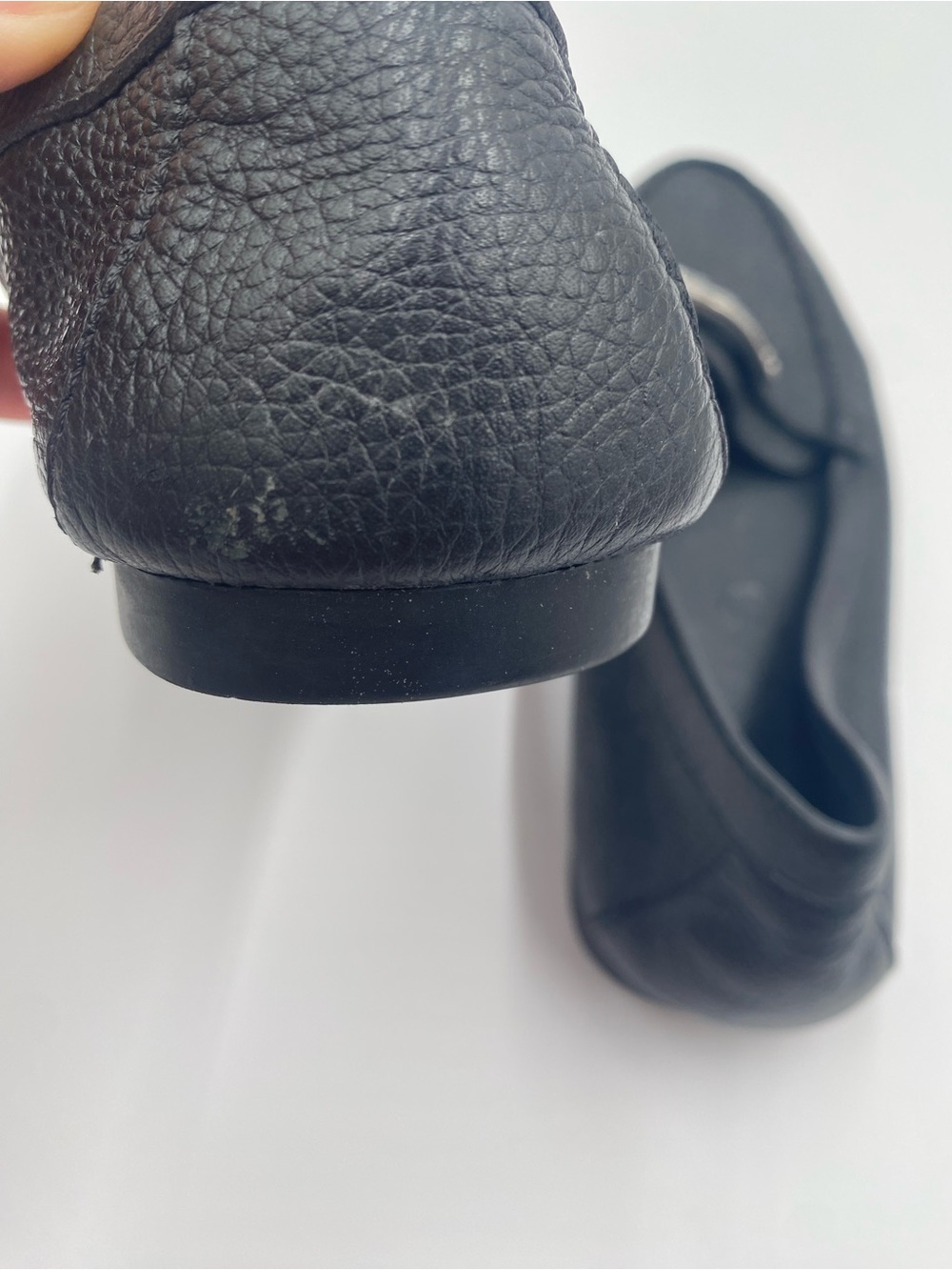 Coach Fredrica Black Leather Loafers Size 7.5 - Picture 8 of 9